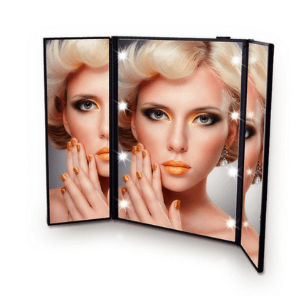 Compact Portable LED Makeup Mirror