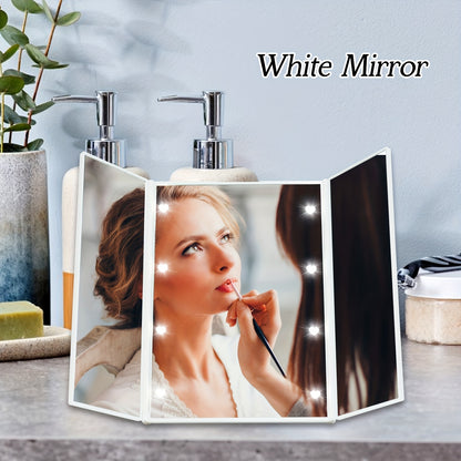 Compact Portable LED Makeup Mirror